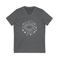 Load image into Gallery viewer, Here Comes The Sun V-Neck Tee
