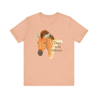 Load image into Gallery viewer, Dare to Be Different Zebra Tee
