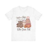 Load image into Gallery viewer, Just a Girl Who Loves Fall Tee
