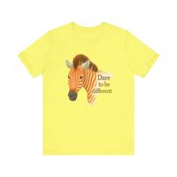 Load image into Gallery viewer, Dare to Be Different Zebra Tee
