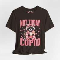 Load image into Gallery viewer, Not Today Cupid T-Shirt — Cute Raccoon Valentine Tee