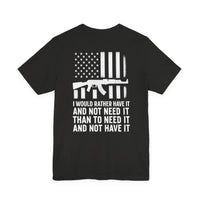 Load image into Gallery viewer, Gun Rights Unisex Tee - 2nd Amendment AK-47 Freedom Pocket Print Shirt
