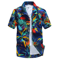 Load image into Gallery viewer, Summer Short-Sleeved Beach Shirt Men
