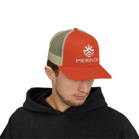 Load image into Gallery viewer, Trucker Cap — PIER &amp; CO Embroidered Logo Snapback