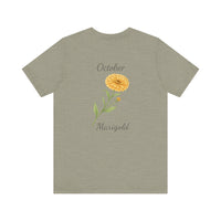 Load image into Gallery viewer, October Marigold Birth Month Tee
