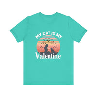 Load image into Gallery viewer, My Cat is My Valentine Tee
