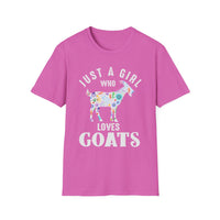 Load image into Gallery viewer, Just a Girl Who Loves Goats Tee
