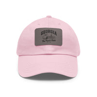 Load image into Gallery viewer, Georgia Peach Leather Patch Hat

