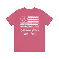 Load image into Gallery viewer, Stars, Stripes, Coastal Vibes &amp; Tides, Graphic Tee, Comfortable T-Shirt
