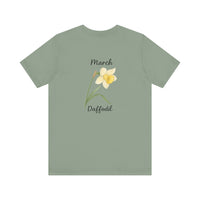 Load image into Gallery viewer, March Daffodil Birth Month Tee
