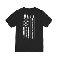Load image into Gallery viewer, NAVY Veteran Flag T-Shirt – United States Military Tribute Tee
