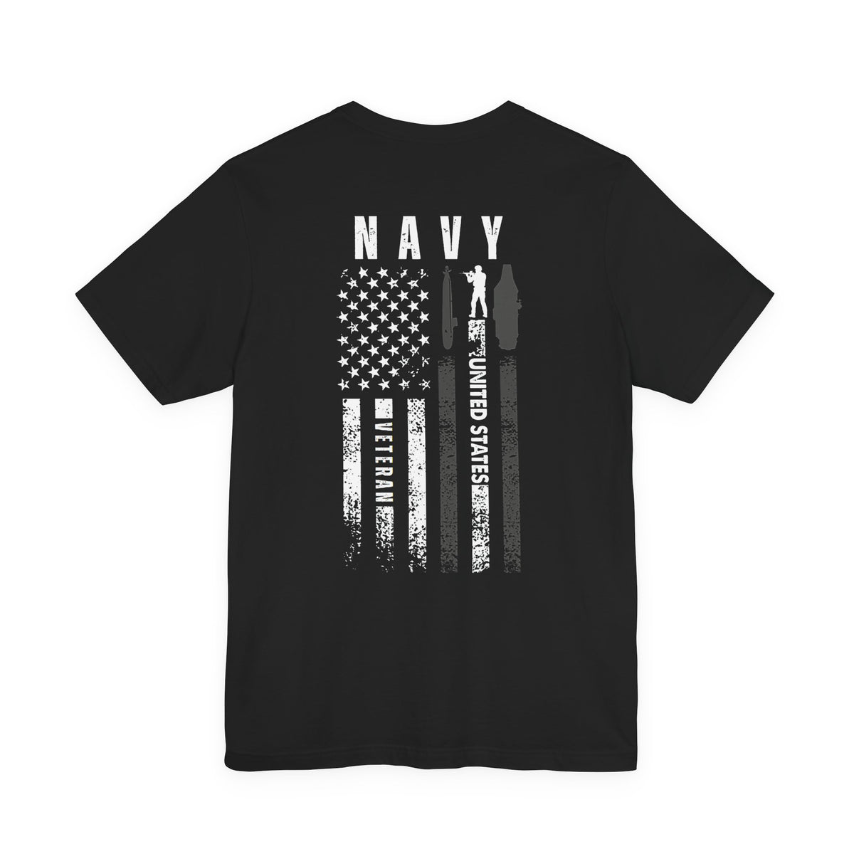 NAVY Veteran Flag T-Shirt – United States Military Tribute Tee