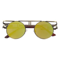 Load image into Gallery viewer, NewSteampunk Sunglasses Women Round Men Gothic Vintage
