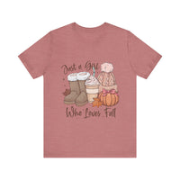 Load image into Gallery viewer, Just a Girl Who Loves Fall Tee
