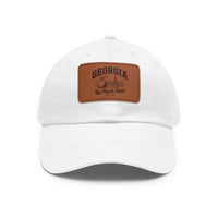Load image into Gallery viewer, Georgia Peach Leather Patch Hat
