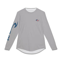 Load image into Gallery viewer, Stars, Stripes &amp; Tuna Bites Men&#39;s UV Protection Long Sleeve Shirt (AOP)
