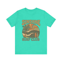 Load image into Gallery viewer, Retro Sunshine Surf Club Tee for Beach Lovers | Unisex Graphic T-Shirt, Summer Style
