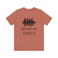 Load image into Gallery viewer, Hooked on Family Fishing Tee, Unisex Fishing T-Shirt
