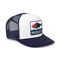 Load image into Gallery viewer, Pier 21 Electric Tuna Trucker Cap
