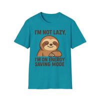 Load image into Gallery viewer, I&#39;m Not Lazy I&#39;m On Energy Saving Mode, Funny Sloth Tee
