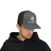 Load image into Gallery viewer, Trucker Cap — PIER &amp; CO Embroidered Logo Snapback