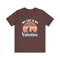 Load image into Gallery viewer, My Cat is My Valentine Tee
