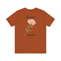 Load image into Gallery viewer, January Carnation Birth Month Tee
