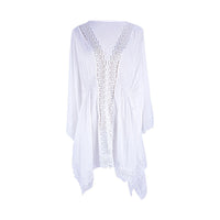 Load image into Gallery viewer, Large Size Loose Tight Waist Beach Sunscreen Clothes Coat Bikini Smock
