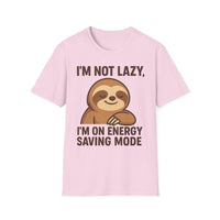 Load image into Gallery viewer, I&#39;m Not Lazy I&#39;m On Energy Saving Mode, Funny Sloth Tee
