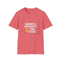 Load image into Gallery viewer, Married a Pharmacist Cha Ching, Pharmacist Humor Gift Tee
