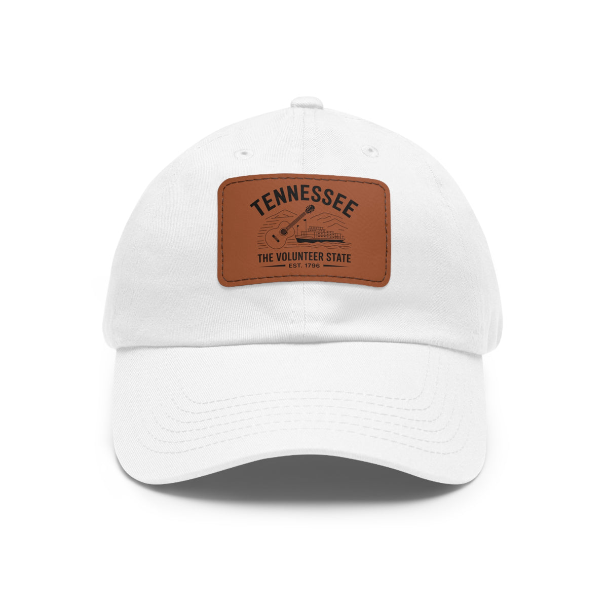 Tennessee The Volunteer Leather Patch Hat
