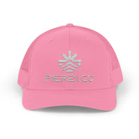 Load image into Gallery viewer, Trucker Cap — PIER &amp; CO Embroidered Logo Snapback