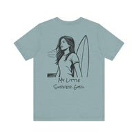 Load image into Gallery viewer, My Little Surfer Girl Short Sleeve Tee, Beach Vibes Shirt
