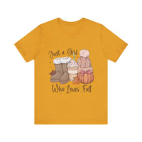 Load image into Gallery viewer, Just a Girl Who Loves Fall Tee
