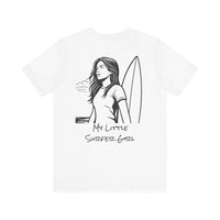 Load image into Gallery viewer, My Little Surfer Girl Short Sleeve Tee, Beach Vibes Shirt
