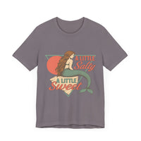 Load image into Gallery viewer, A Little Salty, A Little Sweet Mermaid T-Shirt
