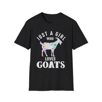 Load image into Gallery viewer, Just a Girl Who Loves Goats Tee

