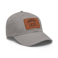Load image into Gallery viewer, Georgia Peach Leather Patch Hat
