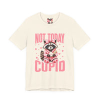Load image into Gallery viewer, Not Today Cupid T-Shirt — Cute Raccoon Valentine Tee