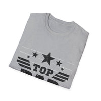 Load image into Gallery viewer, Top Dads Unisex Tee - Top Gun Theme T-Shirt

