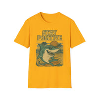 Load image into Gallery viewer, Stay Positive Shark Tee
