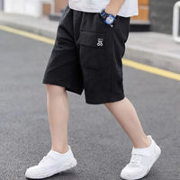 Load image into Gallery viewer, Kids Toddler Boys Shorts With Pocket Spring Summer Shorts Cotton Elastic Waist Fashion Short Pants Fashion Children Clothes
