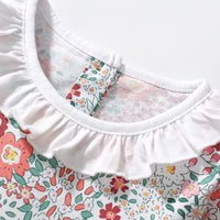Load image into Gallery viewer, Kids Clothes Dresses Children&#39;s Clothing Baby Girls 2025 Autumn Spring Cotton Long Sleeves Cartoon Flowers Princess Dresses
