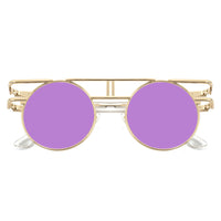 Load image into Gallery viewer, NewSteampunk Sunglasses Women Round Men Gothic Vintage
