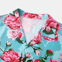 Load image into Gallery viewer, Hawaii Beach Ice Silk Printed Shirt Men
